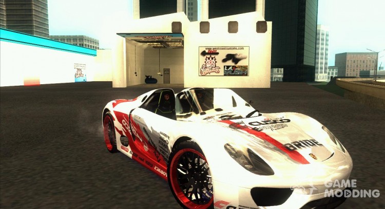 Porsche 918 Spyder Consept for GTA San Andreas
