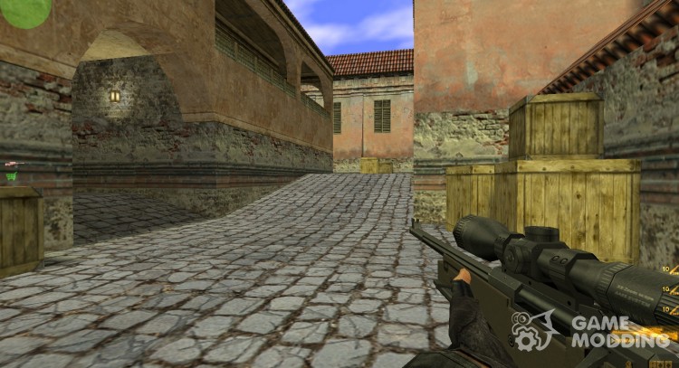 Teh Snake awp + sleeve (15 camo) for Counter Strike 1.6