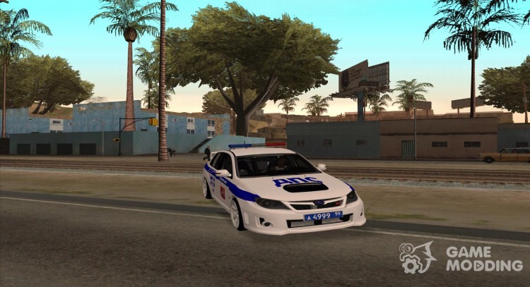 Subaru Impreza WRX STI Police para GTA San Andreas