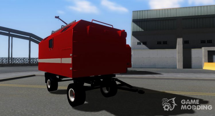Пожарный прицеп ПТС Кунг для GTA San Andreas