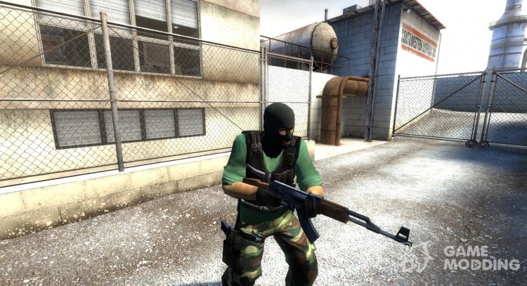 Camo Terrorist V2 Improved for Counter-Strike Source