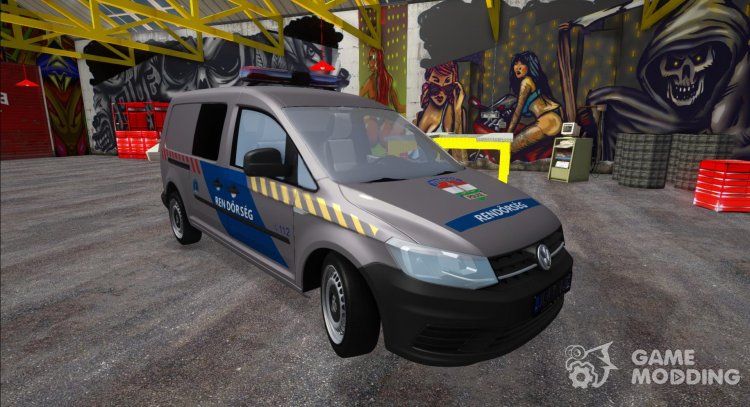 Volkswagen Caddy Magyar Rendőrség para GTA San Andreas