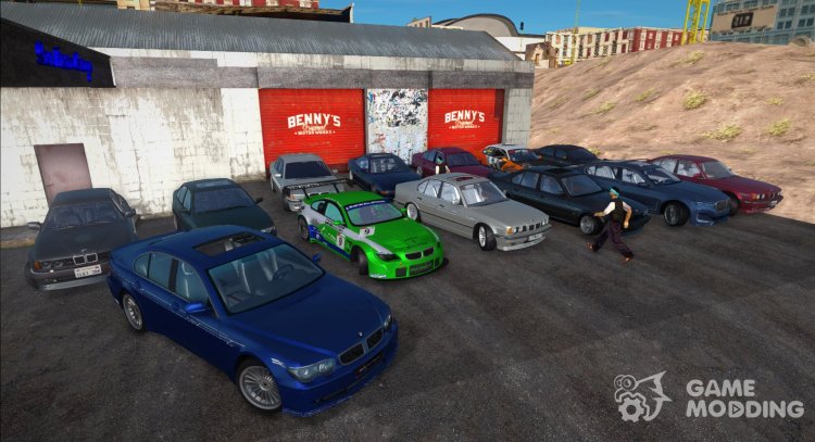 Пак машин Alpina (BMW) для GTA San Andreas