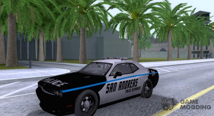 2010 Dodge Challenger SRT8 Police for GTA San Andreas