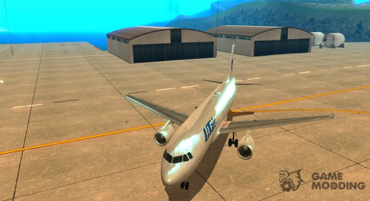 A-320 UTair airlines de Airbus para GTA San Andreas