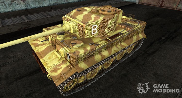 Skin for the Panzer VI TigeR for World Of Tanks