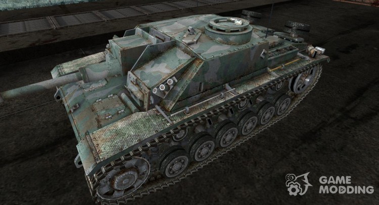 Skin for Stug III for World Of Tanks