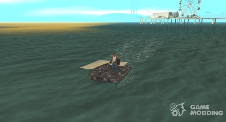Un bote Zodiac inflable para GTA San Andreas