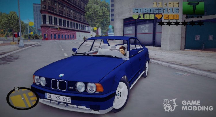 BMW M5 E34 для GTA 3