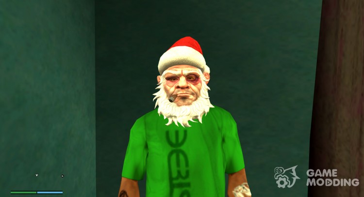 La máscara de Бухого papá Noel v1 (Christmas 2016) para GTA San Andreas