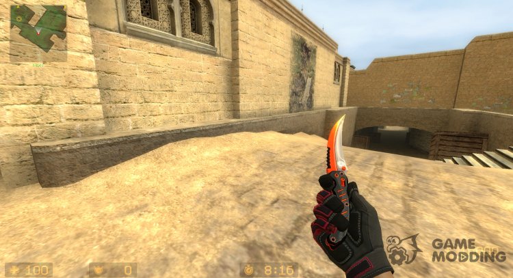 Flip Knife Burst для Counter-Strike Source