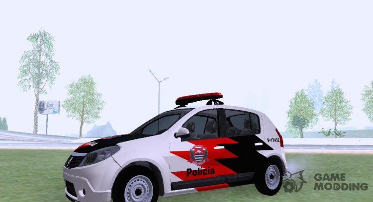 Renault Sandero Policia para GTA San Andreas