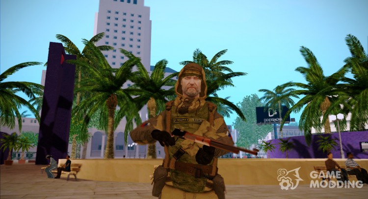 Uniforms of the RUSSIAN sniper WarFace for GTA San Andreas
