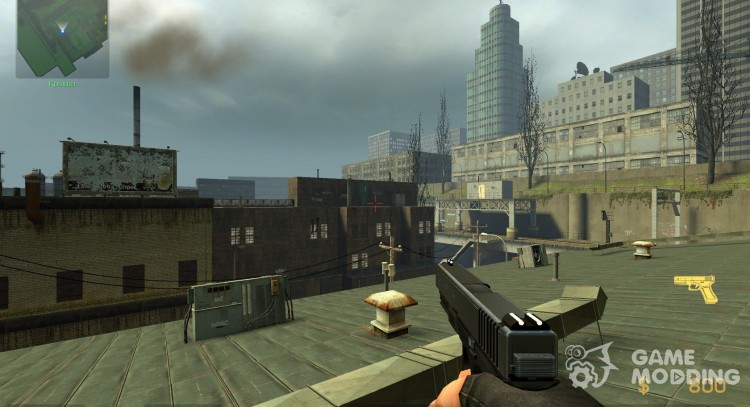 Темный Glock 35 для Counter-Strike Source