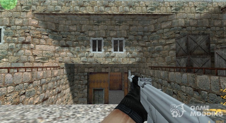 Crossfire style AK-47 silver for Counter Strike 1.6