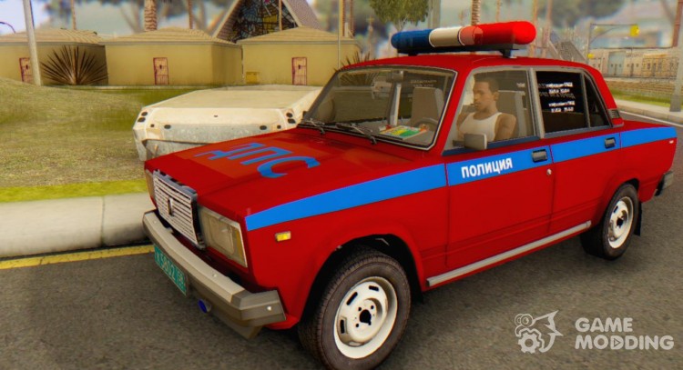 ВАЗ 2107 Полиция для GTA San Andreas