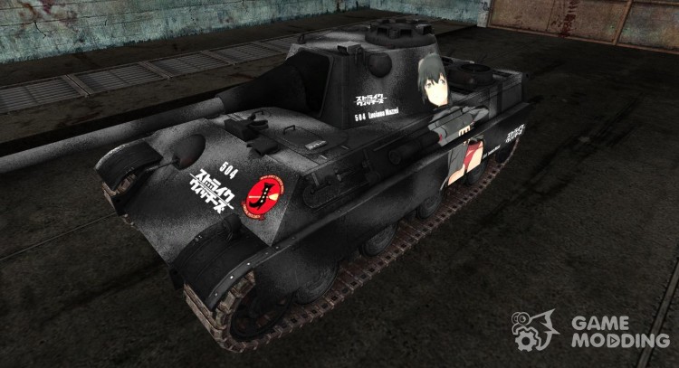 Аниме шкурка для Panther II для World Of Tanks