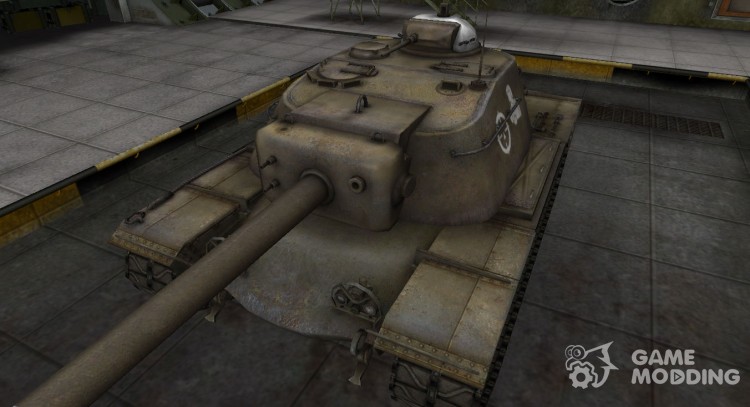La zona de ruptura de contorno para el T110E4 para World Of Tanks