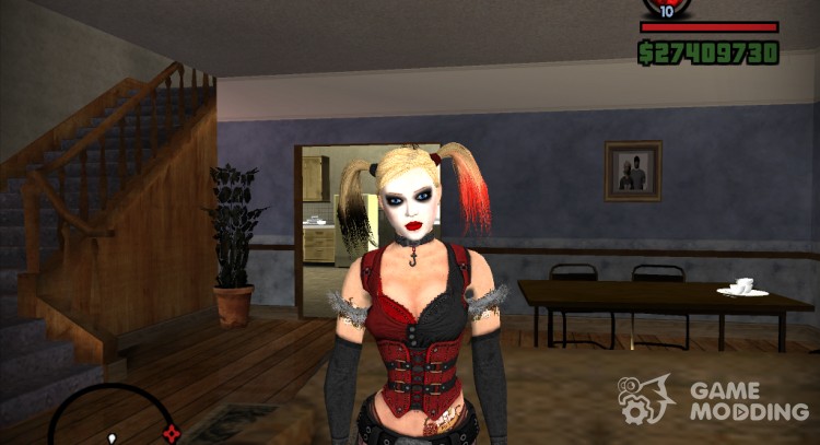 Harley Quinn From Batman Skin Arkahm City for GTA San Andreas