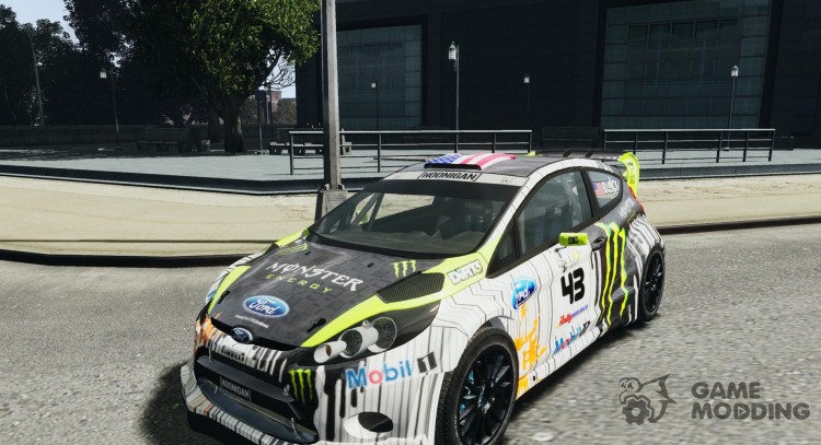 El Ford Fiesta RS WRC Gymkhana v1.0 para GTA 4