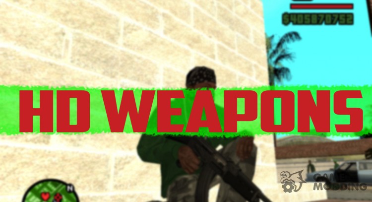 HD Weapon для GTA San Andreas