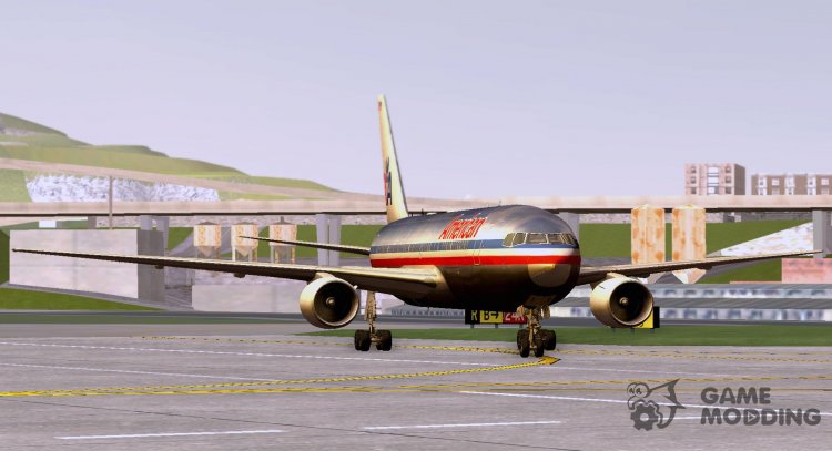 Boeing 767-200ER de American Airlines para GTA San Andreas