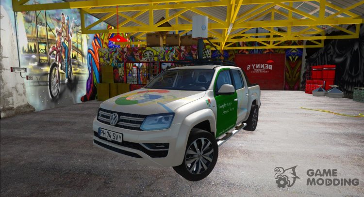 2018 Volkswagen Amarok V6 - Google Street View para GTA San Andreas