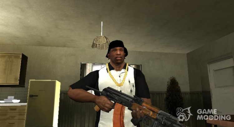 AK-47y + ГП 25 для GTA San Andreas
