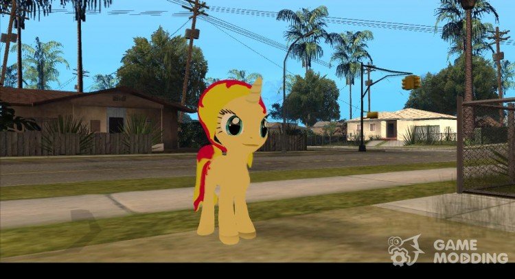 Sunset Shimmer (My Little Pony) для GTA San Andreas