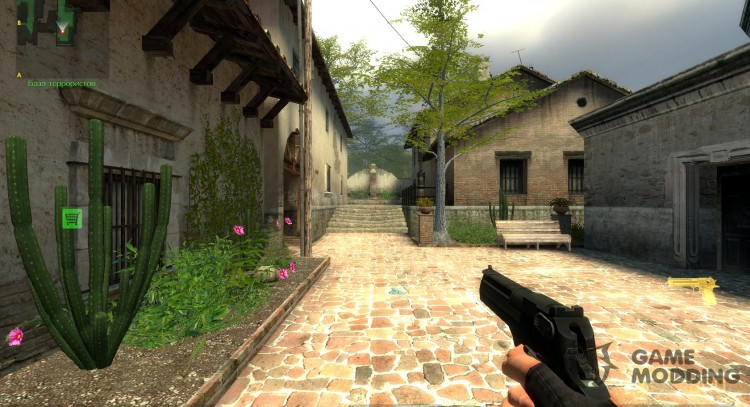 Burrito's Blackened Deagle with Marble Grip for Counter-Strike Source