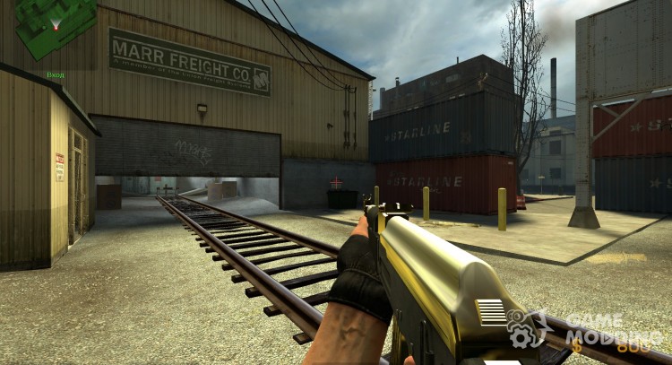Золотой АК-47 «Иракский стиль»  для Counter-Strike Source