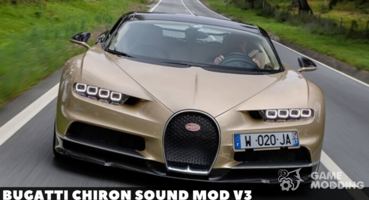 Bugatti Хирон звуковой мод В3 для GTA San Andreas
