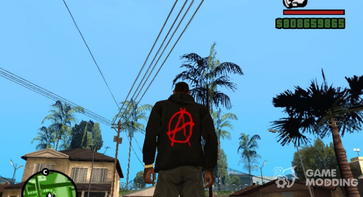 Cazadora De Anarquista para GTA San Andreas