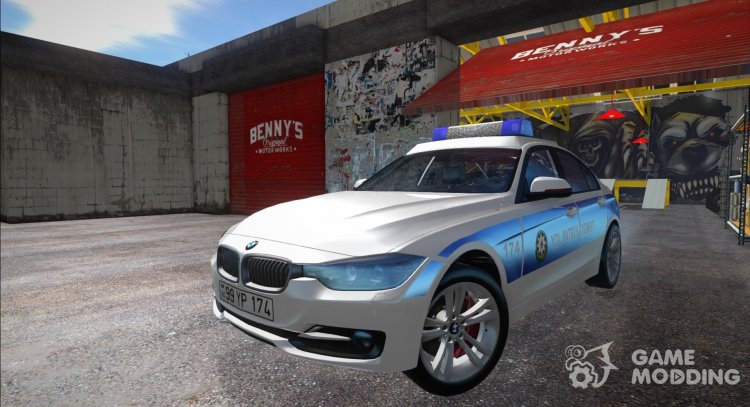 BMW 328i (F30) Baku Police (DYP) для GTA San Andreas