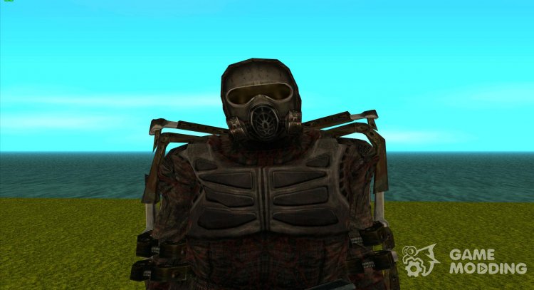 A member of the group Harbingers of Ejection in a lightweight exoskeleton from S.T.A.L.K.E.R for GTA San Andreas