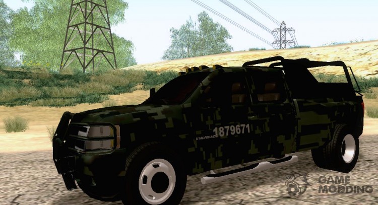 Chevrolet Silverado 3500 Military for GTA San Andreas