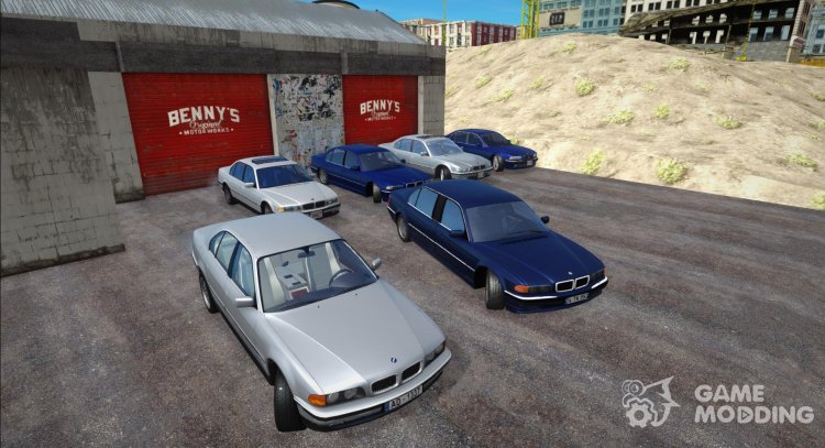 BMW 7-Series Car Pack (L7, 750i, 750iL, 730i, 740i) (E38) for GTA San Andreas