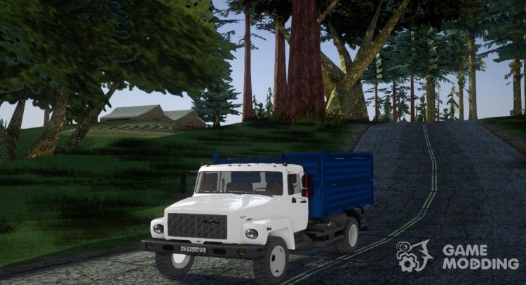 ГАЗ-3309 конверт с Farming Simulator 2015 для GTA San Andreas