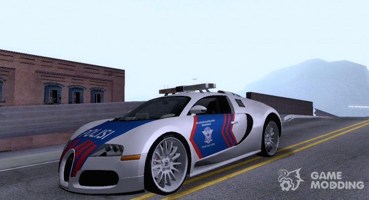 Bugatti Veyron Indonesian Police для GTA San Andreas