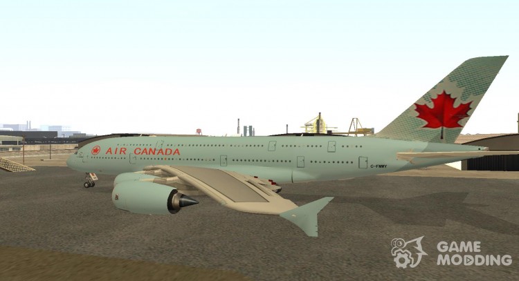 Airbus A380-800 Air Canada для GTA San Andreas