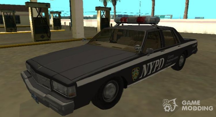 Chevrolet Caprice 1987 NYPD вспомогательный для GTA San Andreas