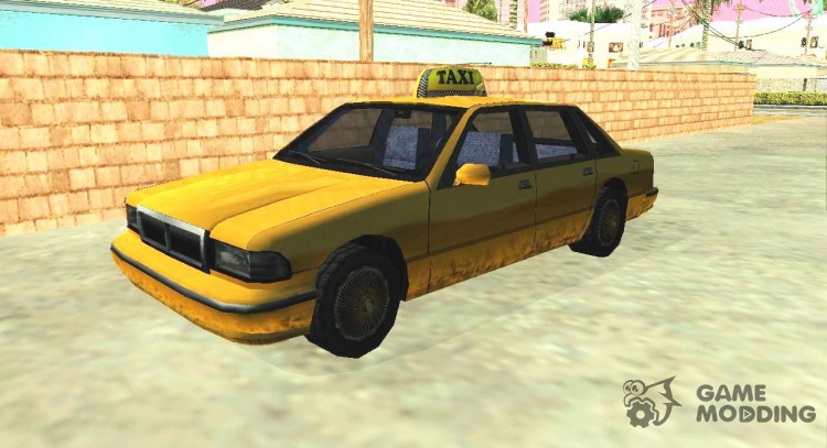 Taxi-New Texture para GTA San Andreas
