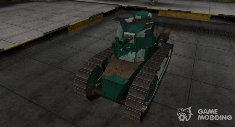 French bluish skin for Renault FT for World Of Tanks