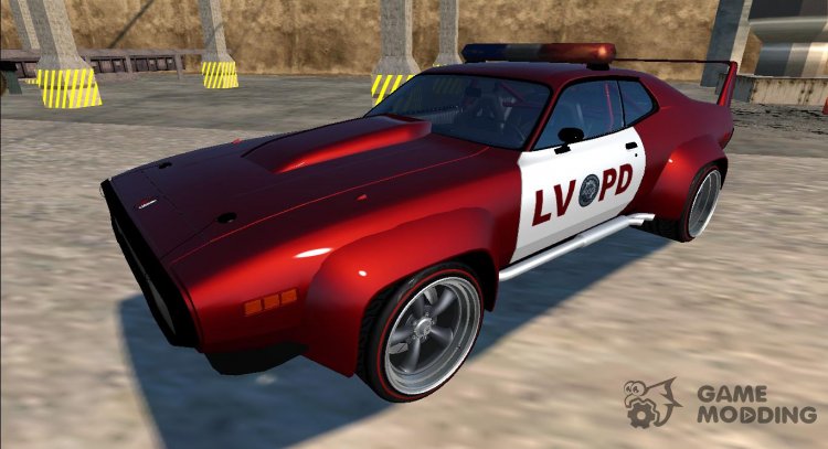 1972 Plymouth GTX Custom Police LVPD для GTA San Andreas