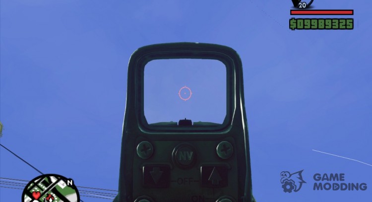 Sniper scope v3 for GTA San Andreas