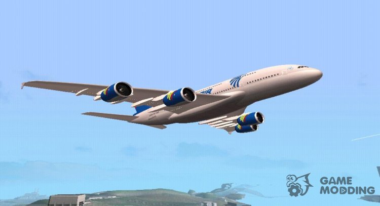 Egipto Airbus A380 - 800 para GTA San Andreas