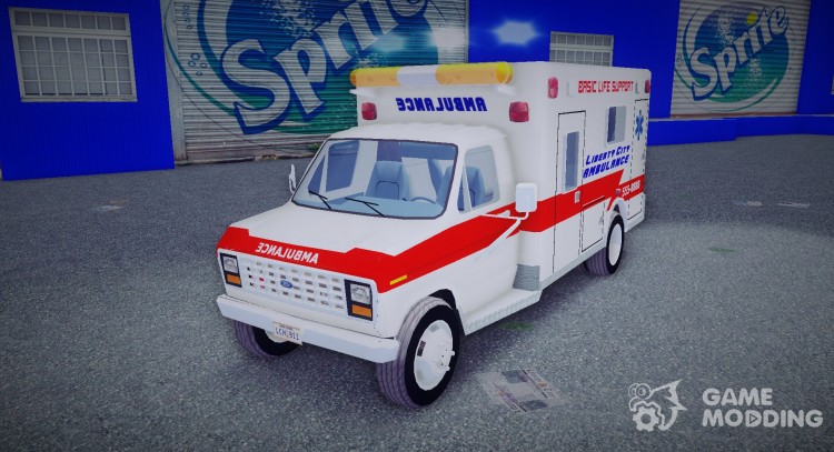 Ford Econoline 1986 Ambulance para GTA 3