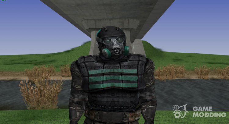 A member of a group of Abnormals in the exoskeleton without servos of S. T. A. L. K. E. R for GTA San Andreas