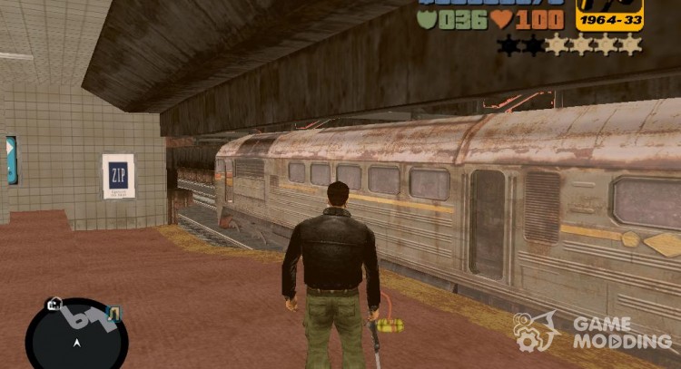 Поезд из S.T.A.L.K.E.R.: Зов Припяти для GTA 3