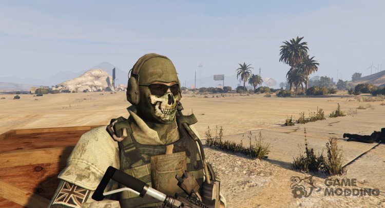 Simon Ghost Riley From COD MW2 for GTA 5